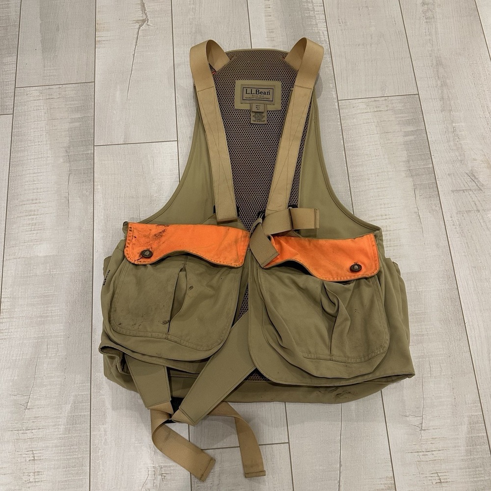Vintage L.L. Bean‎ Pa'tridge Strap Vest Upland Game Bird Hunting Vest M / L